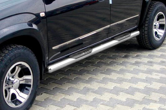 Side tubes for standard wheelbase (2 pcs, stainless steel) for Toyota Rav 4 2006-2013 - image 1