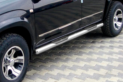 Side tubes for standard wheelbase (2 pcs, stainless steel) for Toyota Rav 4 2006-2013 - image 1