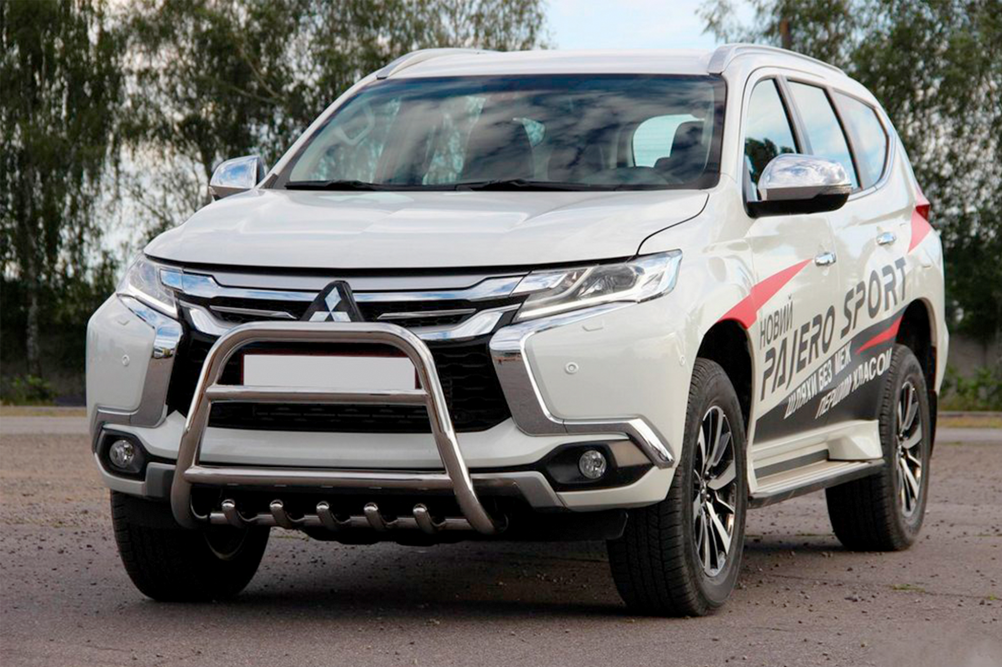 Bull Bar WT008 (Stainless Steel) for Mitsubishi Pajero Sport 2015- - image 4