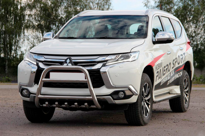 Bull Bar WT008 (Stainless Steel) for Mitsubishi Pajero Sport 2015- - image 4