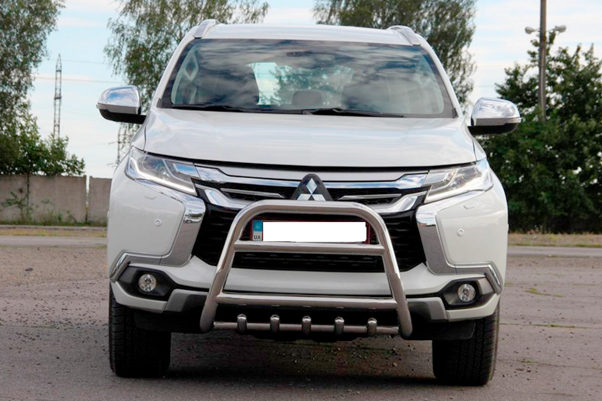 Bull Bar WT008 (Stainless Steel) for Mitsubishi Pajero Sport 2015- - image 5