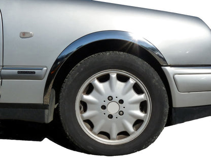 Fender flares (4 pcs, stainless steel) for Mercedes E-сlass W210 1995-2002 - image 2