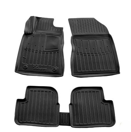 Stingray 3D Floor Mats (5 pcs, Polyurethane) for Citroen C-3 2016-2023 - image 1