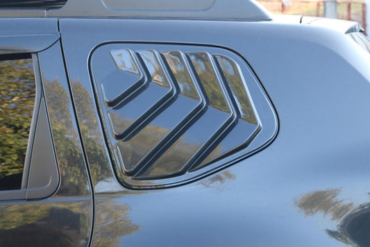 Rear window covers EuroCap (2 pcs, ABS) for Renault Duster 2008-2017 - image 2