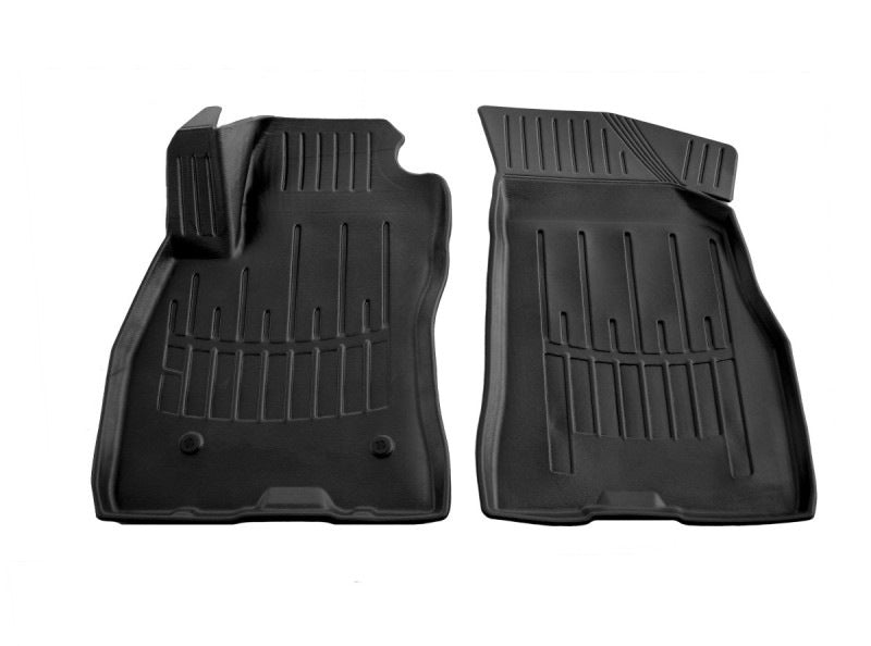 Front Rubber Mats Stingray 3D (2 pcs) for Fiat Doblo II 2010-2022 - image 1