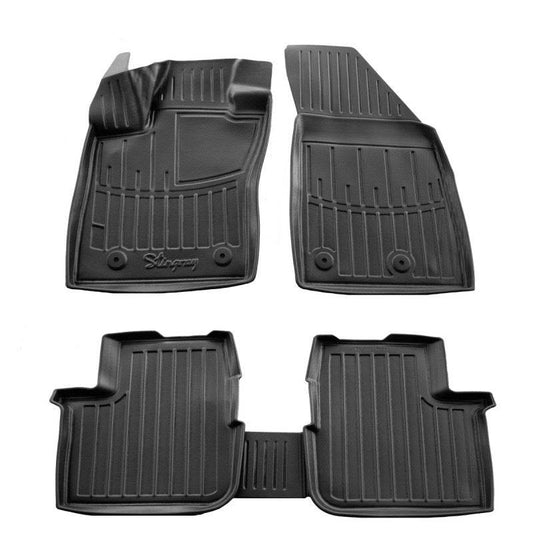 Stingray 3D mats (5 pcs, polyurethane) for Fiat Tipo 2016↗ year - Reelken Auto