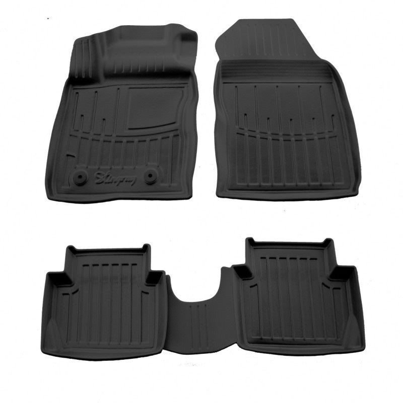 Rubber Floor Mats Stingray 3D (2013-2023, 4 pcs) for Ford Ecosport 2013-2022 - image 1