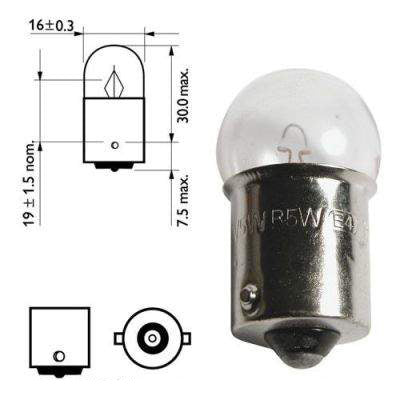 Indicator Bulb Osram 5008 R10W 12V BA15s - image 2