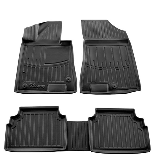 Rubber Floor Mats Stingray 3D (5 pcs) for Hyundai Sonata DN8 2020- - image 1