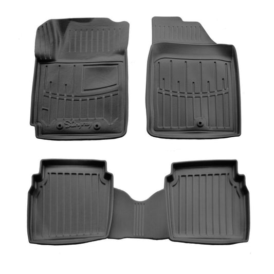 Stingray 3D Rubber Floor Mats (4 pcs) for Hyundai I-10 2008-2013 - image 1