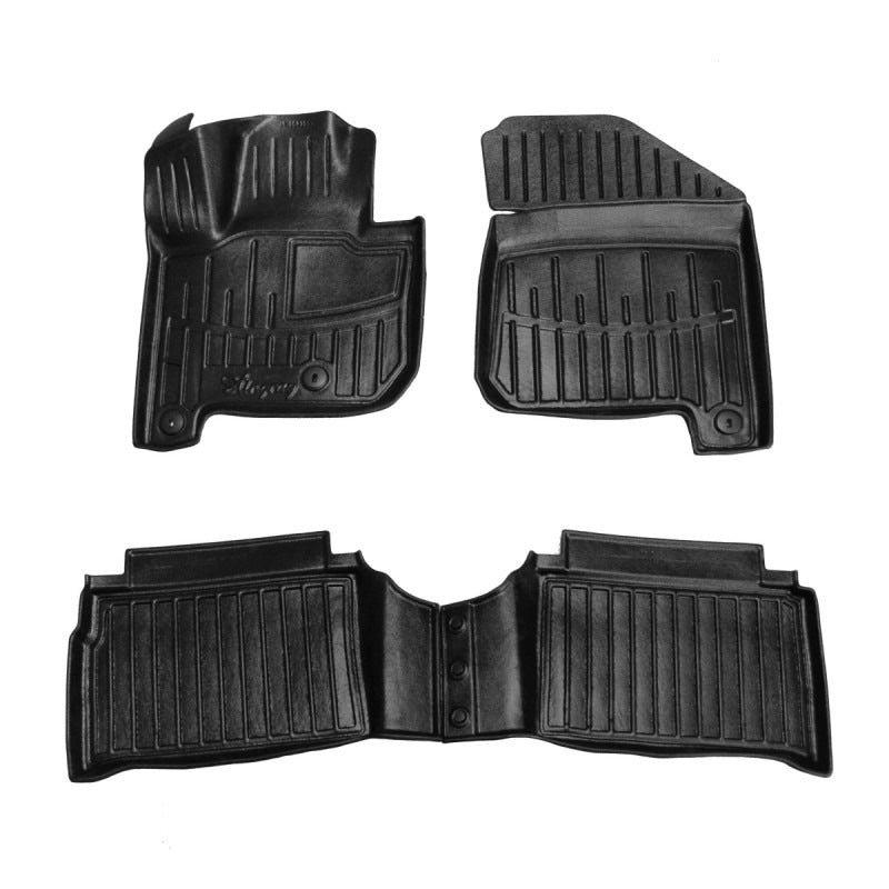 Rubber Floor Mats Stingray 3D (For EV, 4 pcs) for Kia Soul II 2013-2018 - image 1