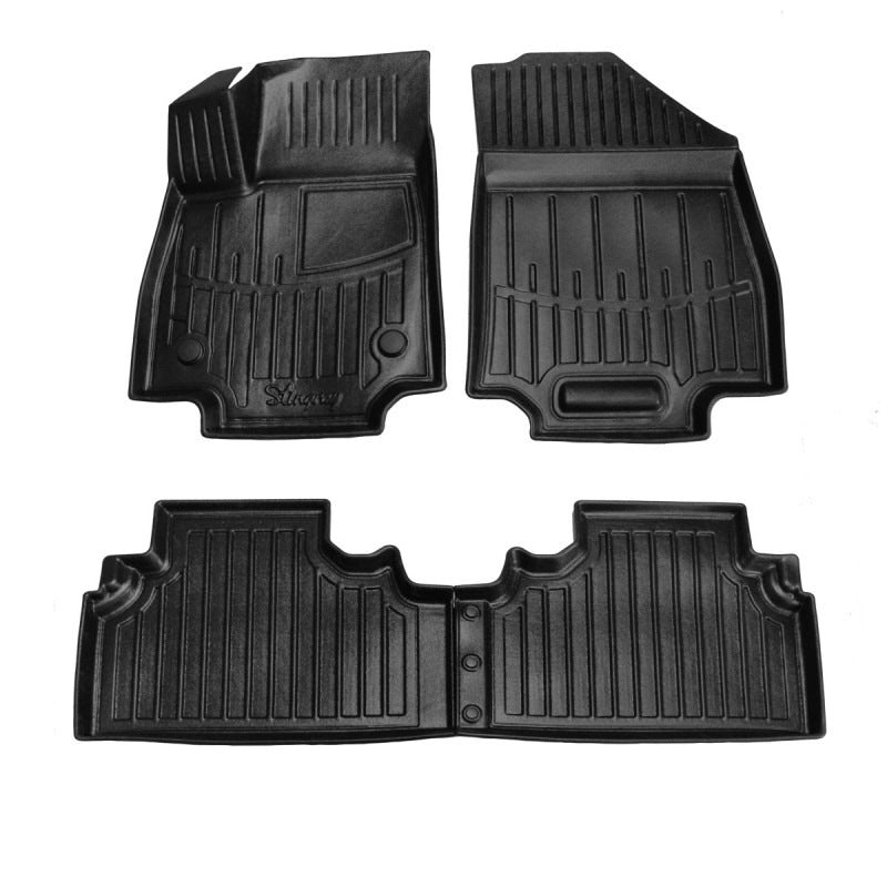 Stingray 3D Rubber Floor Mats (4 pcs) for Kia EV3 - image 1