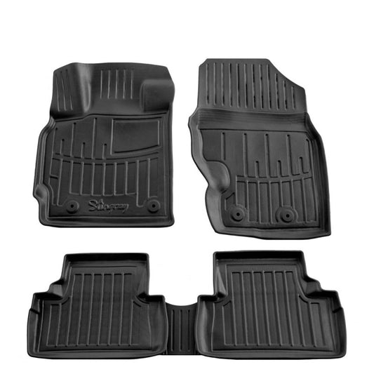 Rubber Floor Mats Stingray 3D (Diesel) (5 pcs, Polyurethane) for Mazda CX-7 2006-2012 - image 1