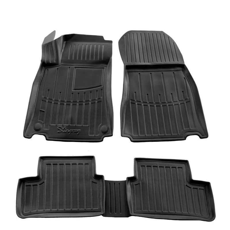 Rubber Floor Mats Stingray 3D (5 pcs) for Mercedes A-сlass W177 2018- - image 1