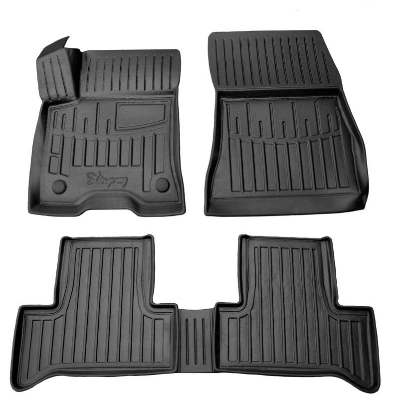Rubber Floor Mats Stingray 3D (5 pcs) for Mercedes EQA 2021- - image 1