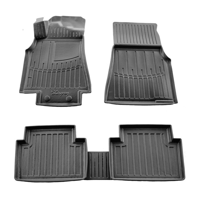 Rubber Floor Mats Stingray 3D (5 pcs) for Mercedes A-сlass W169 2004-2012 - image 1