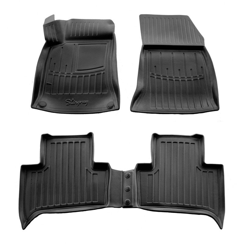 Rubber Floor Mats Stingray 3D (2014-2018, Electric, 5 pcs) for Mercedes B-class W246 2011-2018 - image 1