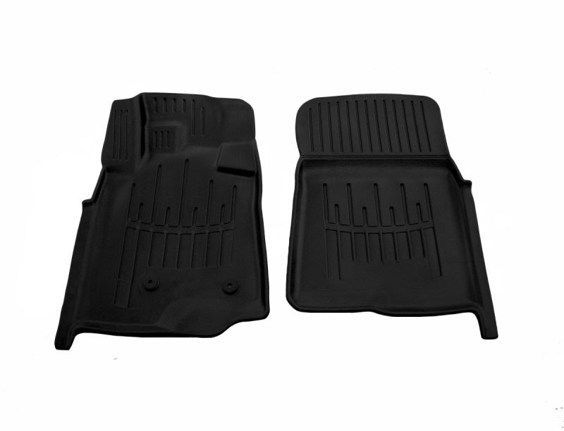 Front Rubber Mats Stingray 3D (2 pcs) for Mitsubishi Pajero Wagon IV 2006-2021 - image 1