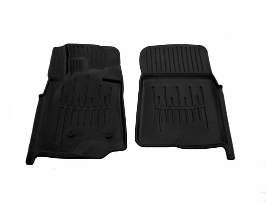 Front Rubber Mats Stingray 3D (2 pcs) for Mitsubishi Pajero Wagon IV 2006-2021 - image 1