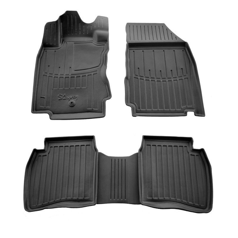 Rubber Floor Mats Stingray 3D (5 pcs) for Nissan Note 2004-2012 - image 1