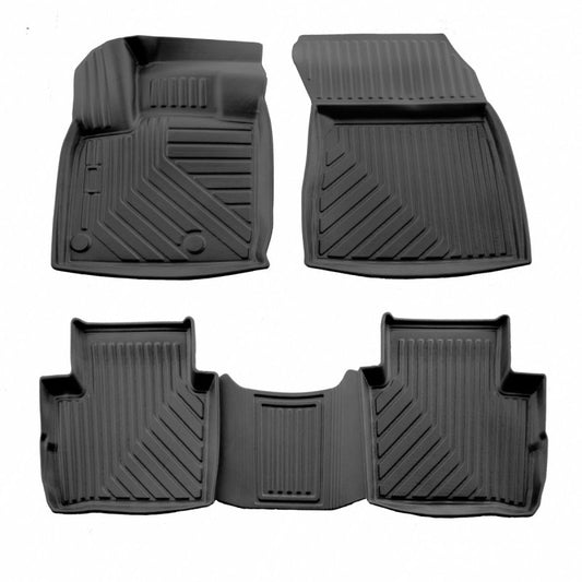 Rubber Floor Mats Stingray 3D (5 pcs) for Nissan Qashqai 2021- - image 1