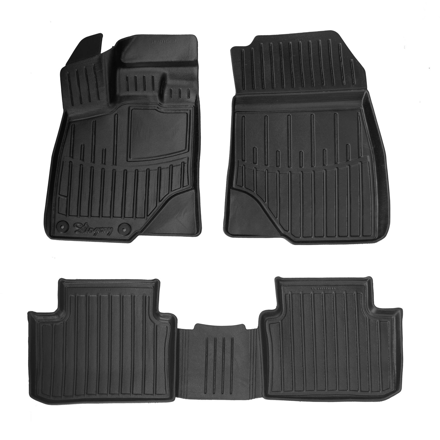 Rubber Floor Mats Stingray 3D (2024+, 4 pcs) for Opel Grandland X 2017- - image 1
