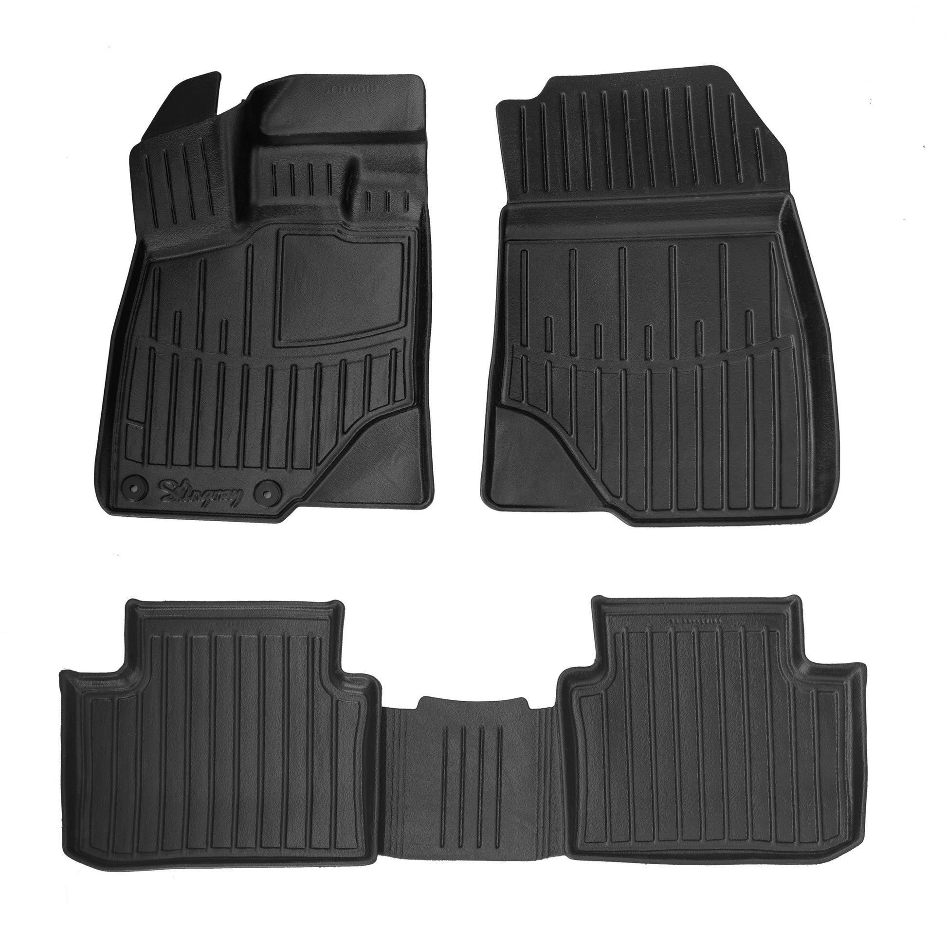 Rubber Floor Mats Stingray 3D (2024+, 4 pcs) for Opel Grandland X 2017- - image 1
