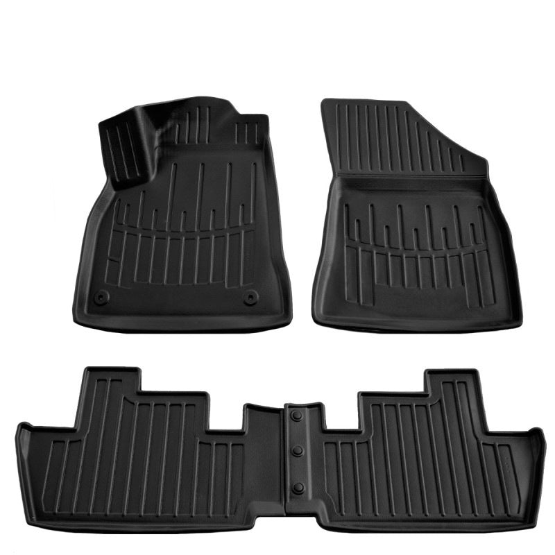 Stingray 3D Rubber Floor Mats (4 pcs, Polyurethane) for Peugeot 3008 2008-2016 - image 1