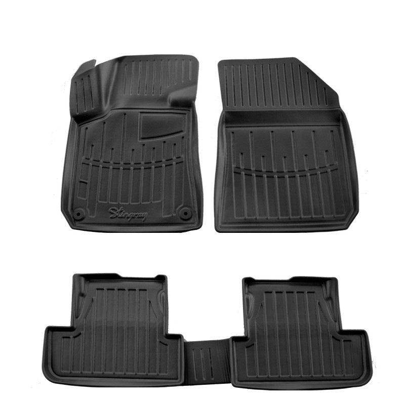 Rubber Floor Mats Stingray 3D (5 pcs) for Peugeot 308 2014-2021 - image 1