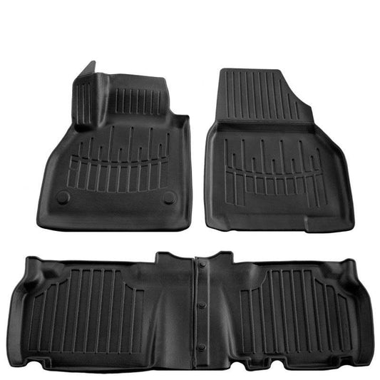 Stingray 3D rugs (4 pcs, polyurethane) for Renault Kangoo 2008-2020 - Reelken Auto