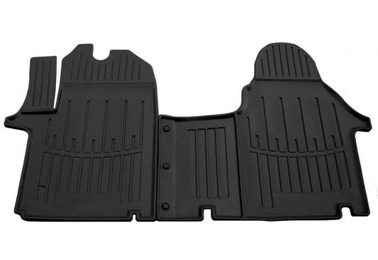 Front Rubber Mats Stingray 3D (1+2, 2 pcs) for Nissan Primastar 2002-2014 - image 1