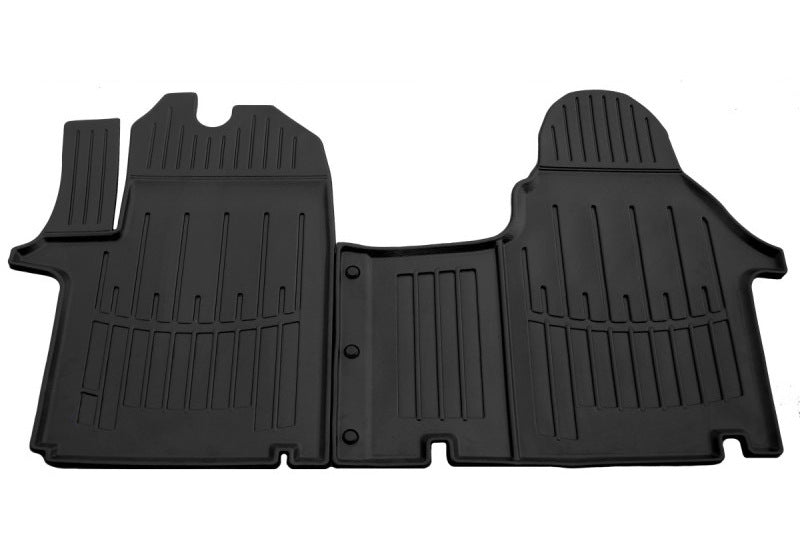 Front Rubber Mats Stingray 3D (1+2, 2 pcs) for Opel Vivaro 2001-2015 - image 1