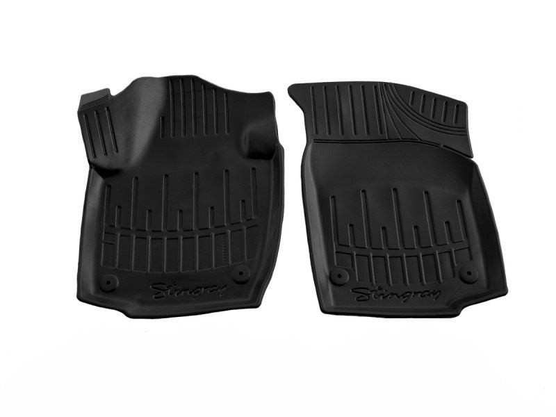 Front Rubber Mats Stingray 3D (2 pcs) for Skoda Rapid 2012-2019 - image 1