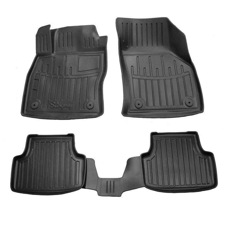 Rubber Floor Mats Stingray 3D (5 pcs) for Skoda Octavia III A7 2013-2019 - image 1