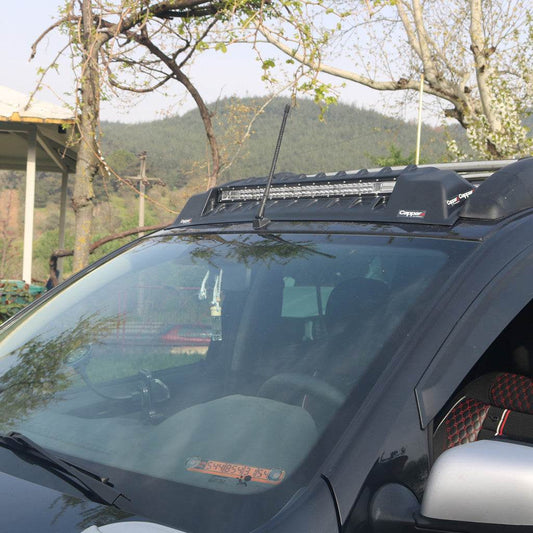 Windshield visor V3 (LED) for Isuzu MU-X 2013↗ - Reelken Auto