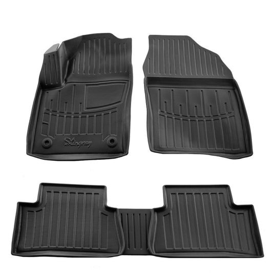 Stingray 3D Rubber Floor Mats (5 pcs, Polyurethane) for Toyota C-HR 2016-2023 - image 1