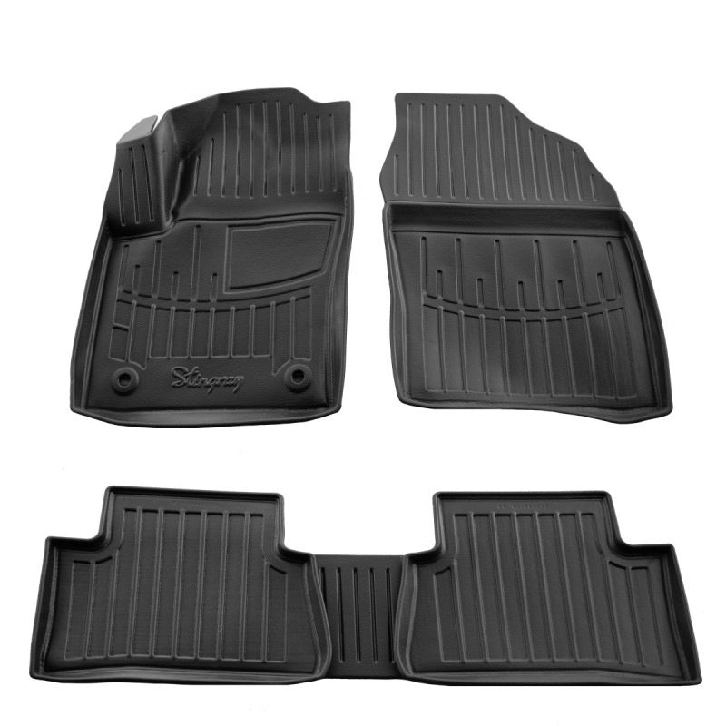 Stingray 3D Rubber Floor Mats (5 pcs, Polyurethane) for Toyota C-HR 2016-2023 - image 1