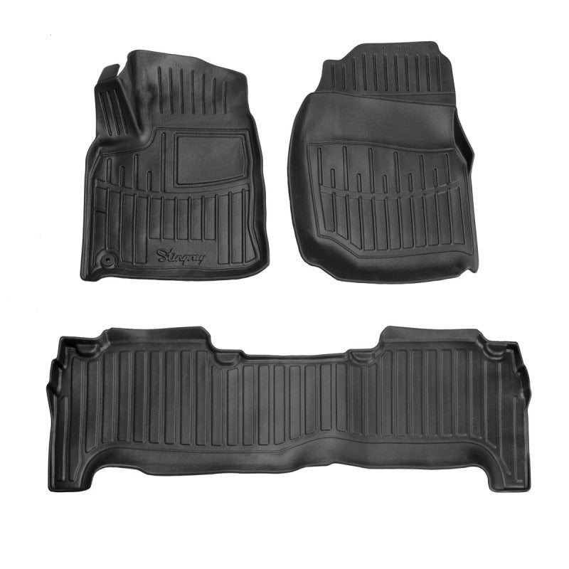 Stingray 3D Rubber Floor Mats (3 pcs) for Toyota Land Cruiser 100 1998-2007 - image 1