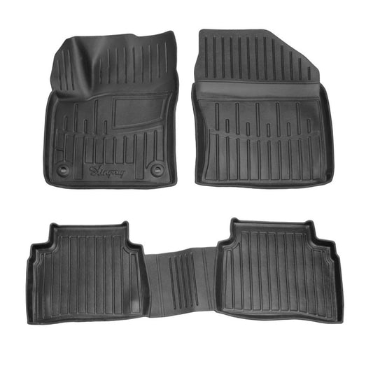 Stingray 3D Rubber Floor Mats (4 pcs) for Toyota Prius 2015-2022 - image 1