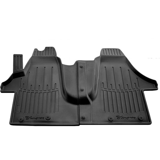 Front Rubber Mats Stingray 3D (2 pcs) for Volkswagen T5 Transporter 2003-2010 - image 1