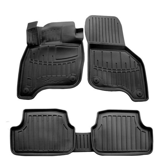Rubber Floor Mats Stingray 3D (for E-Golf) for Volkswagen Golf 7/E-Golf 2012-2020 - image 1
