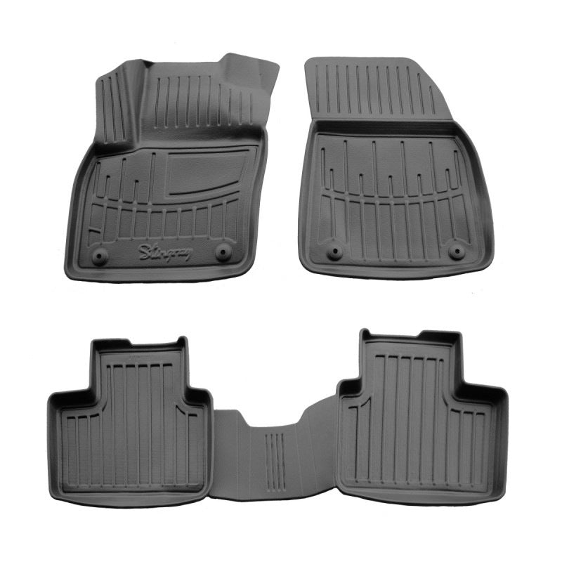 Rubber Floor Mats Stingray 3D (5 pcs) for Volvo XC40 2018- - image 1