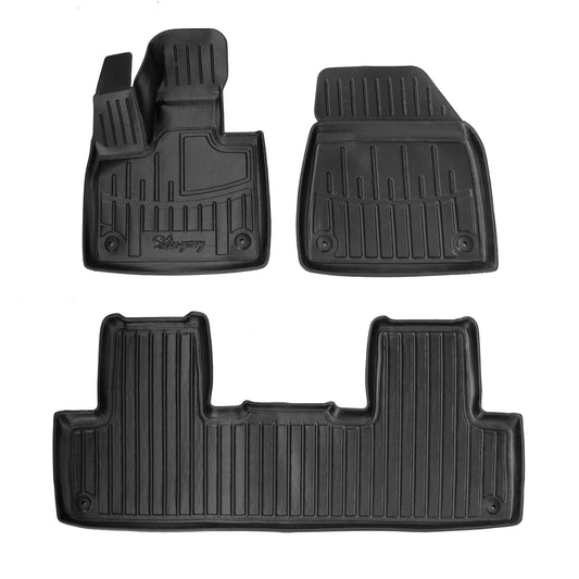 Stingray 3D Rubber Floor Mats (3 pcs) for Volvo EX90 - image 1