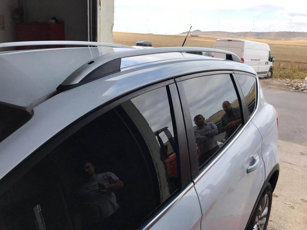 Skyport roof rails (grey) for Ford Kuga 2008-2013 - Reelken Auto