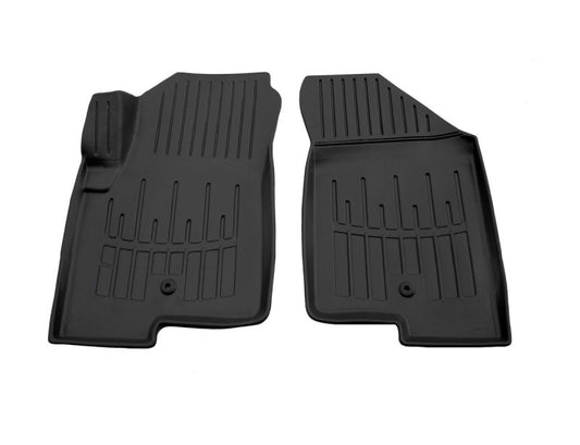 Front Rubber Mats Stingray 3D (2007-2016, one clip on driver side, 2 pcs) for Jeep Patriot 2007-2016 - image 1