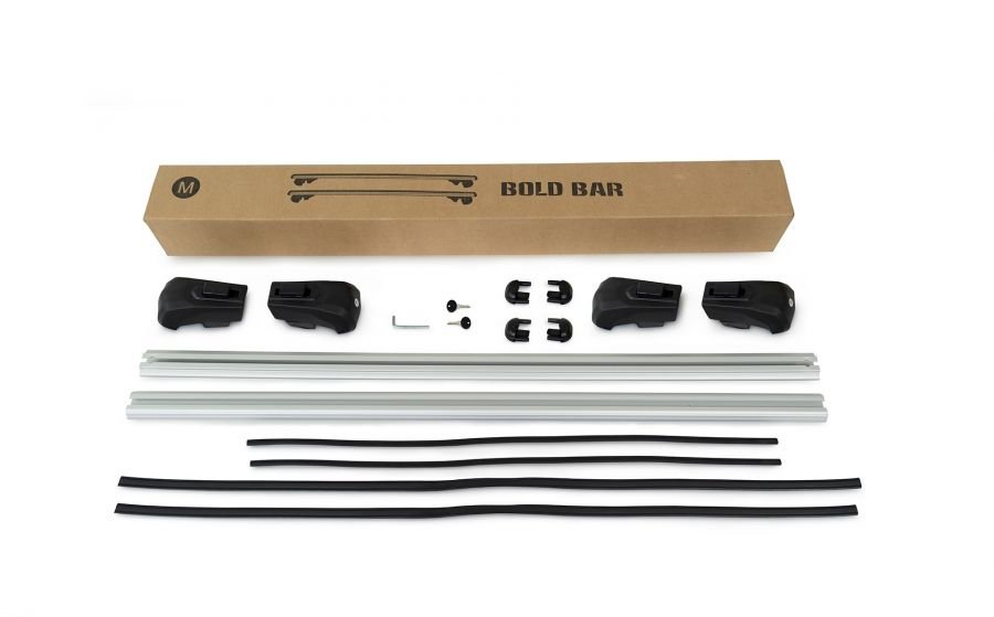 Lockable cross bars for standard roof rails Bold Bar V1 (2 pcs) for Renault Trafic 2015- - image 10