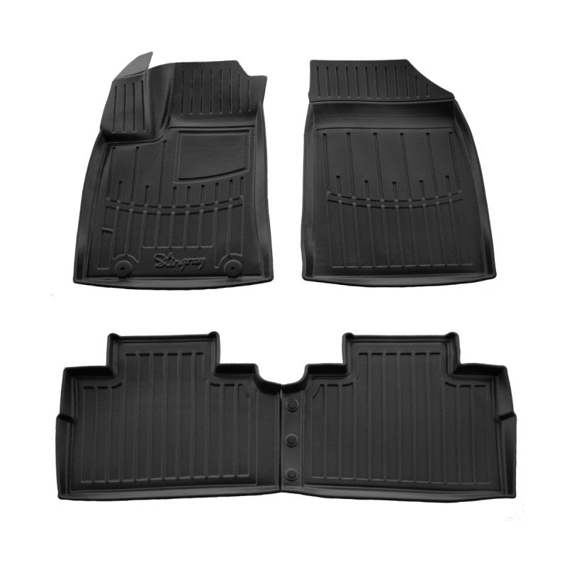 Stingray 3D Rubber Floor Mats (4 pcs) for BYD Seagull 2023- - image 1
