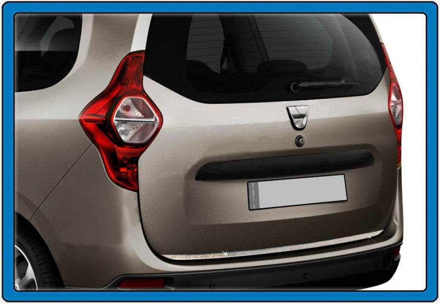 Scuff edge trunk (stainless steel). for Dacia Lodgy 2012-2022 - Reelken Auto