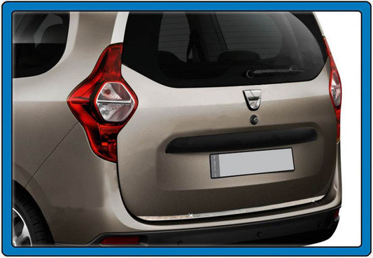 Scuff edge trunk (stainless steel). for Dacia Lodgy 2012-2022 - Reelken Auto