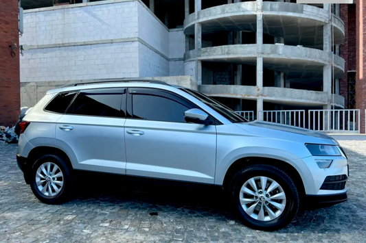 Window Deflectors (4 pcs, HIC) for Skoda Karoq 2018- - image 1